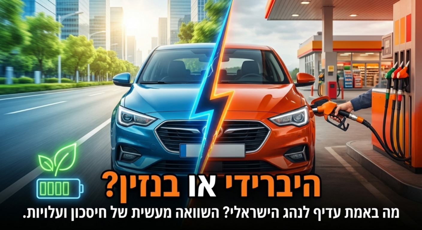 היברידי או בנזין: מה עדיף לנהג הישראלי?