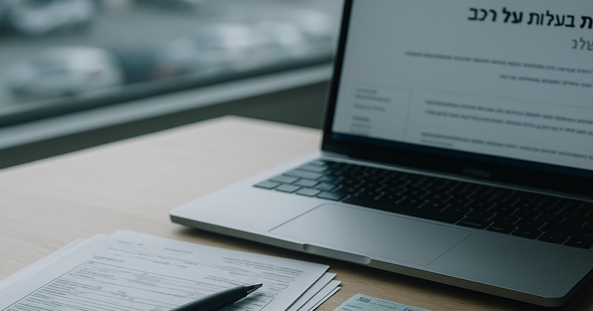 העברת בעלות על רכב: מדריך שלב אחרי שלב